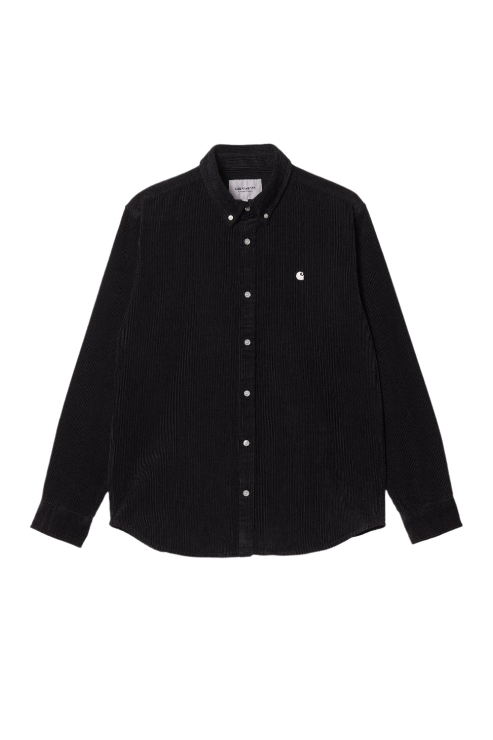 Pukas-Surf-Shop-Shirt-Carhartt-WIP-madison-cord-shirt-black-wax