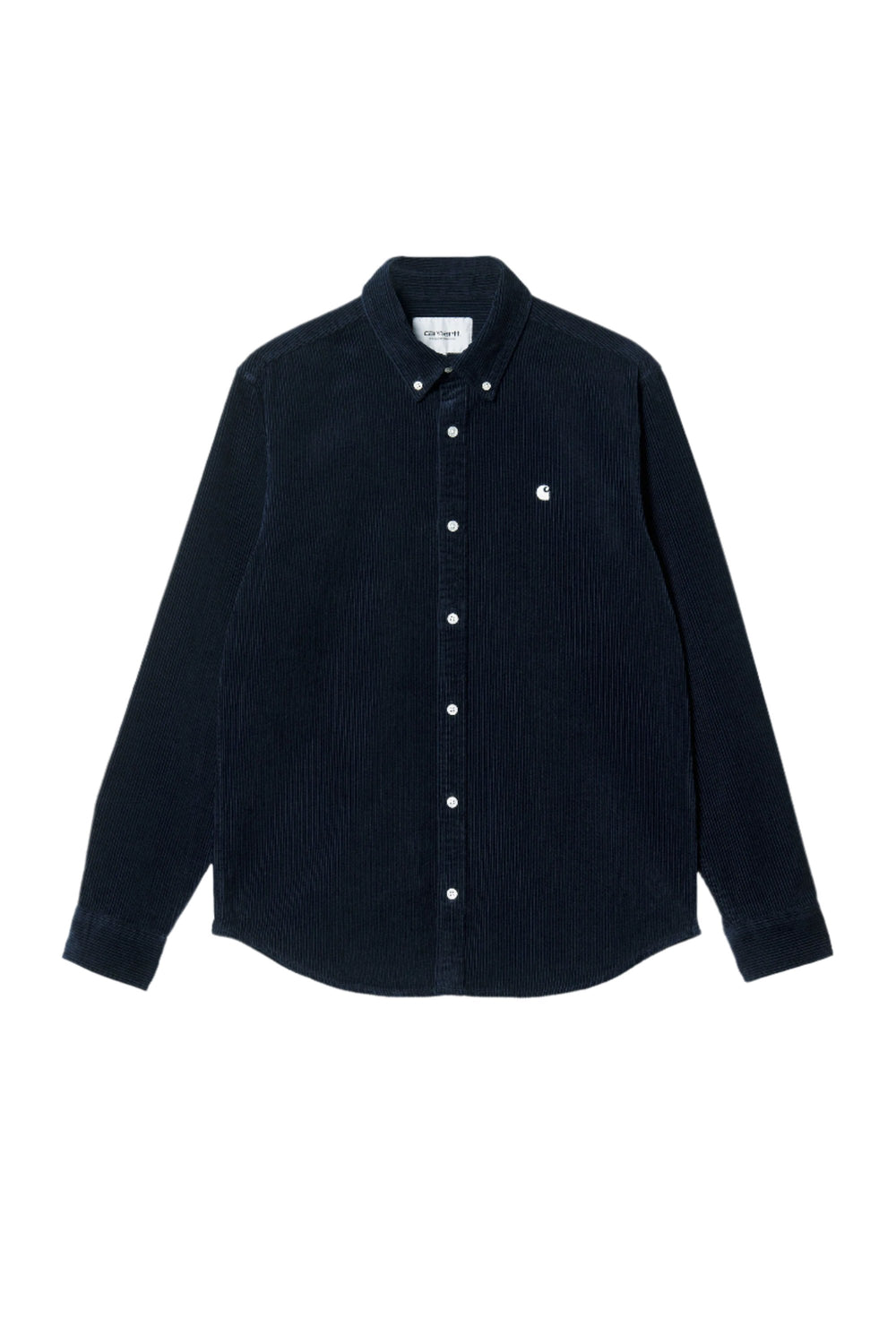 Pukas-Surf-Shop-Shirt-Carhartt-WIP-madison-cord-shirt-dark-navy-wax