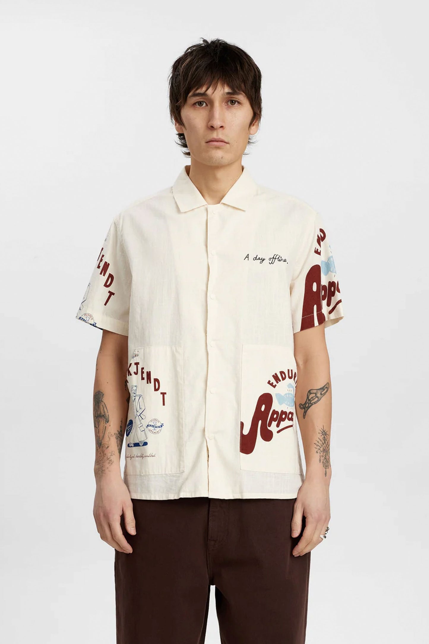 Pukas-Surf-Shop-Shirt-Man-Anerkjen-Akkurt-Print-Shirt-Tofu