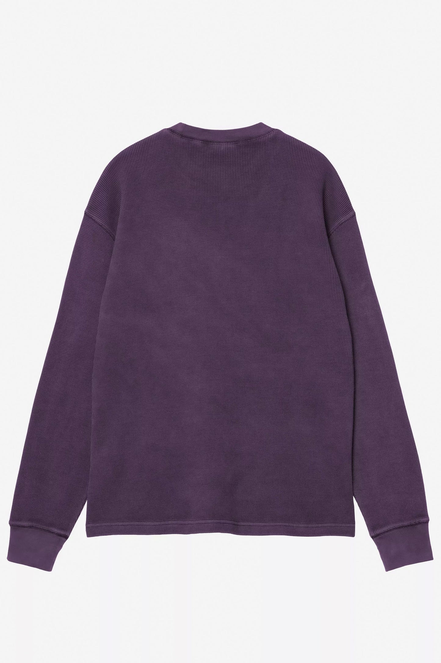 Pukas Surf Shop Carhartt WIP L/S Vista Waffle T-Shirt Lakers garment-dyed waffle knit