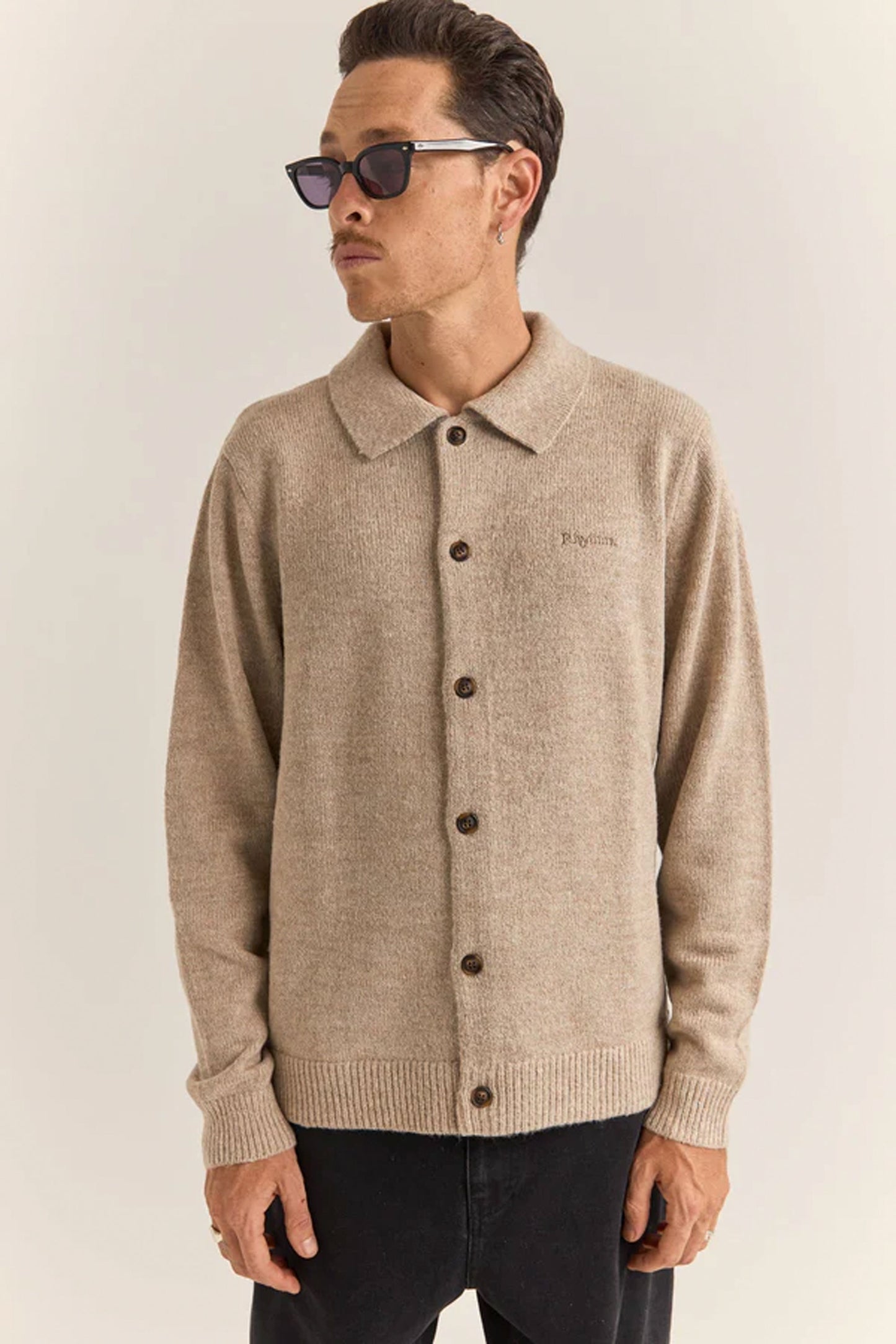 Pukas-Surf-Shop-Shirt-Man-Rhythm-Mohair-Button-Up-Natural