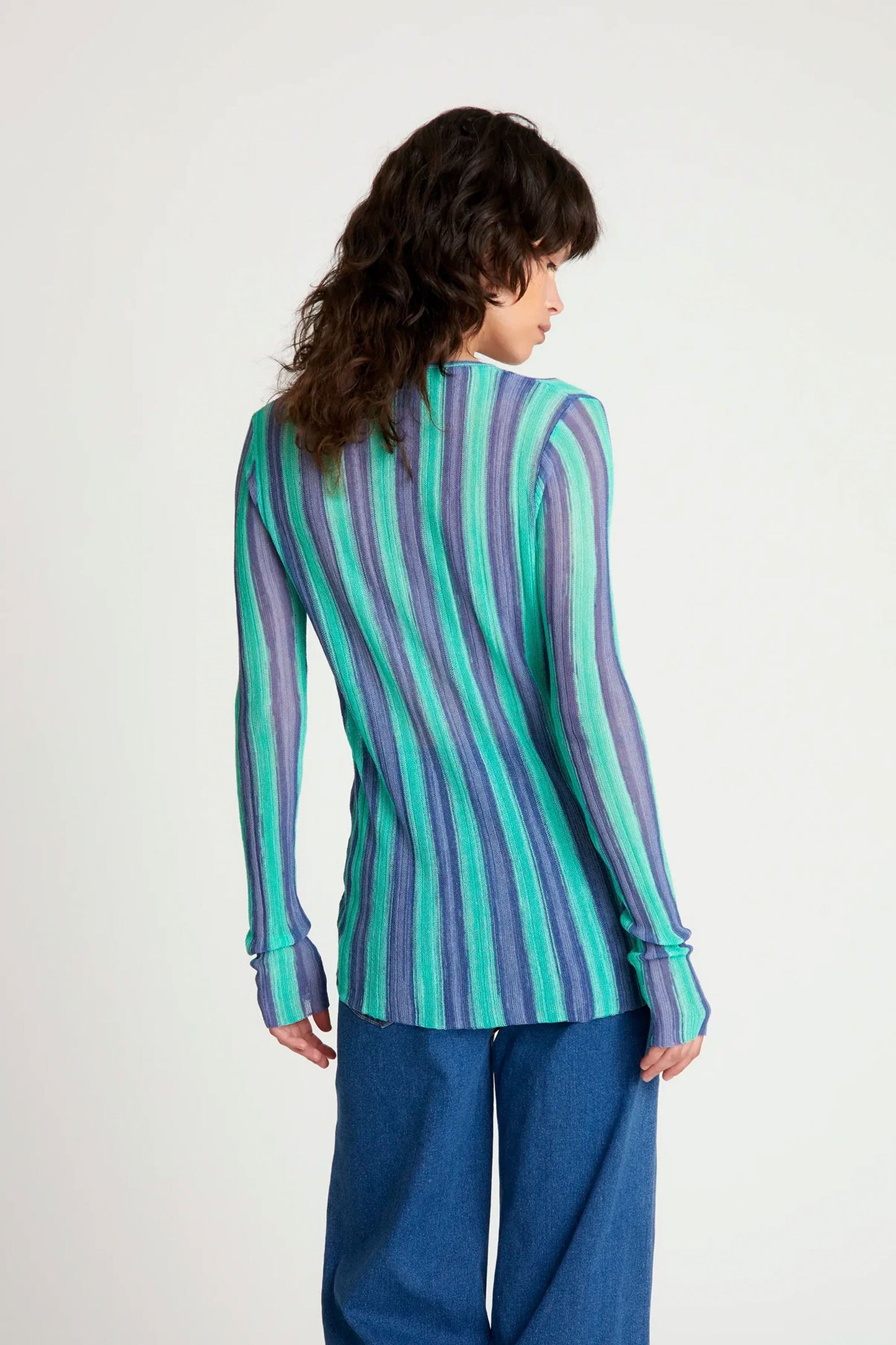 Pukas-Surf-Shop-Shirt-Woman-Wild-Pony-Buttoned-Blue