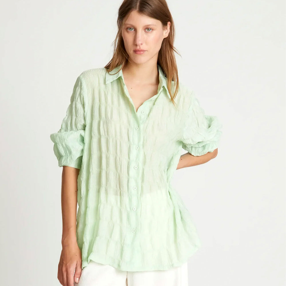 Pukas-Surf-Shop-Shirt-Woman-Wild-Pony-Camisa-Textura-Green