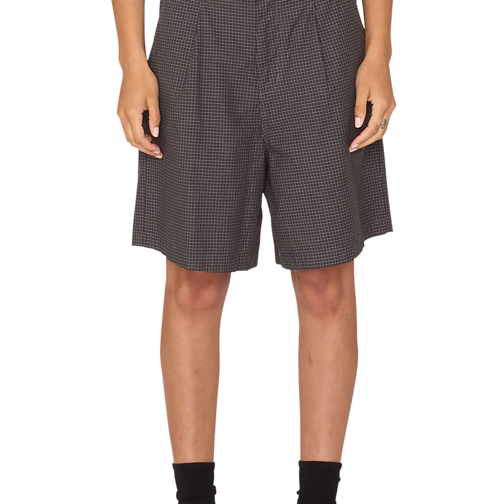 Pukas-Surf-Shop-Short-Woman-Obey-Thursday-Plaid-Charcoal