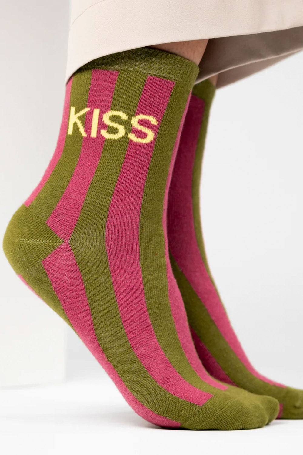 Pukas-Surf-Shop-Socks-Billybelt-Stripped-Kiss-Green-Pink