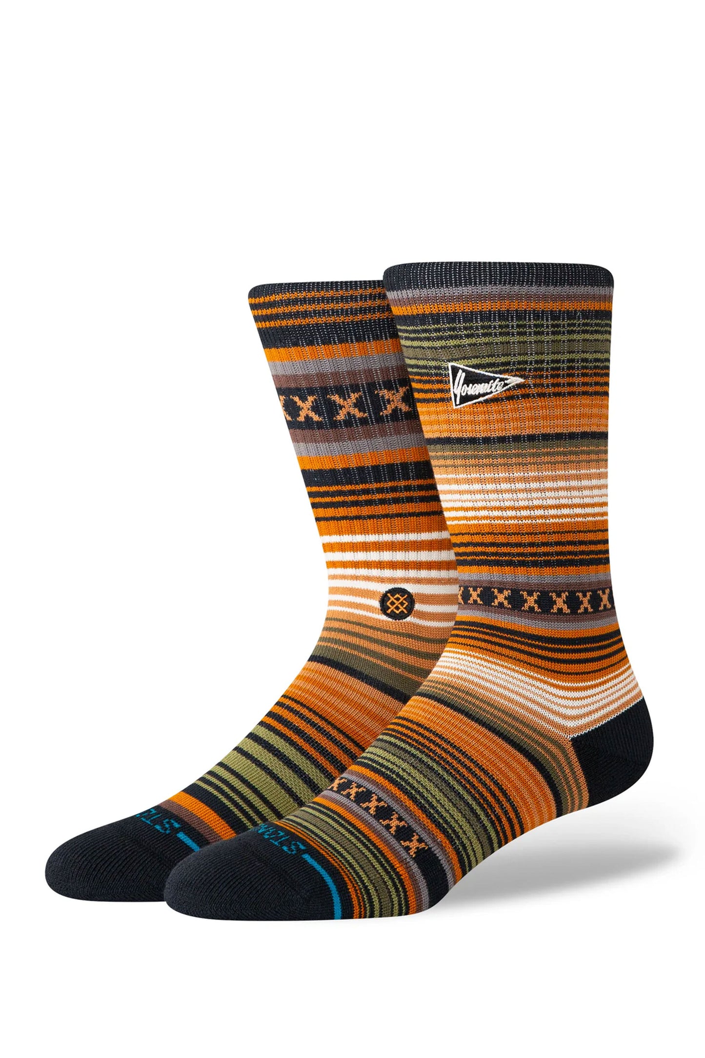 Stance Pukas Surf Shop Curren Parks Crew Sock Spice comfortable cushioning seamless