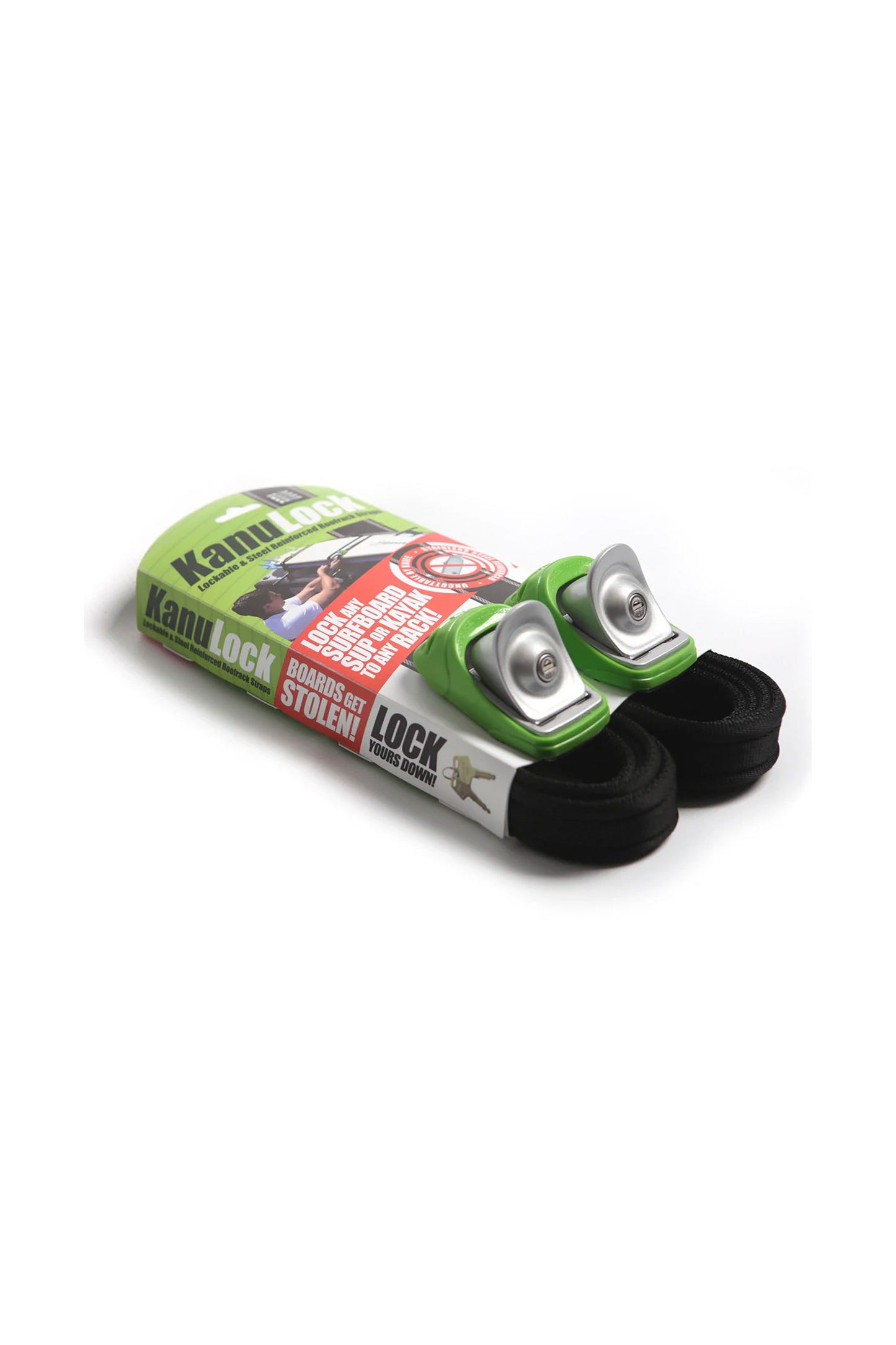 Pukas Surf Shop KanuLock 2.5 m / 8 ft Lockable Tie-Down Straps