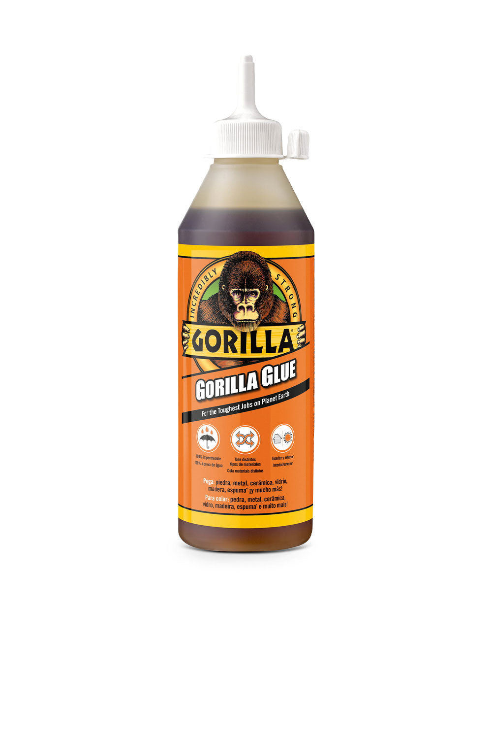 Gorilla Original Glue bottle agains a white background