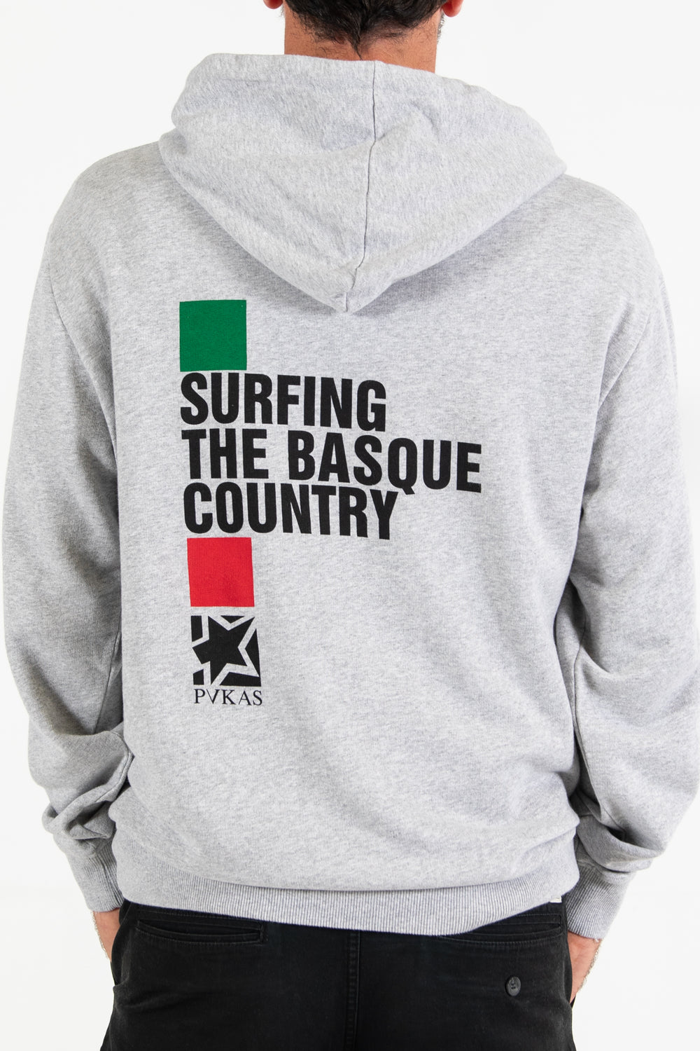     Pukas-Surf-Shop-Surfing-the-basque-country-man-hoodie-grey