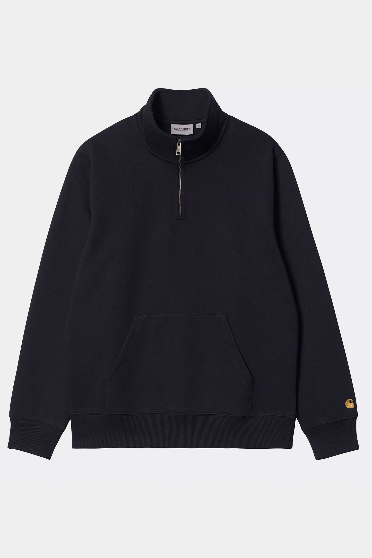 Pukas-Surf-Shop-Sweater-Man-Carhartt-WIP-Chase-Neck-Zip-Blue