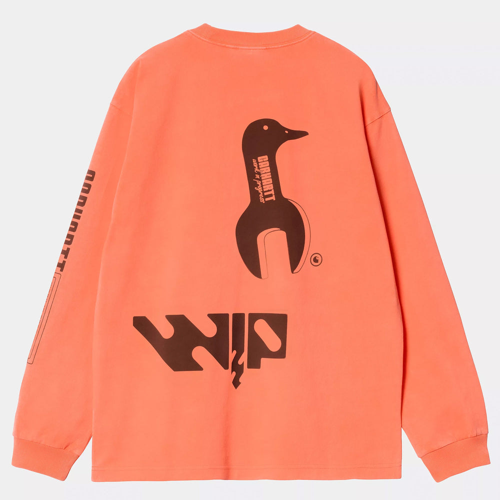 Pukas-Surf-Shop-Sweater-Man-Carhartt-WIP-Industry-Orange