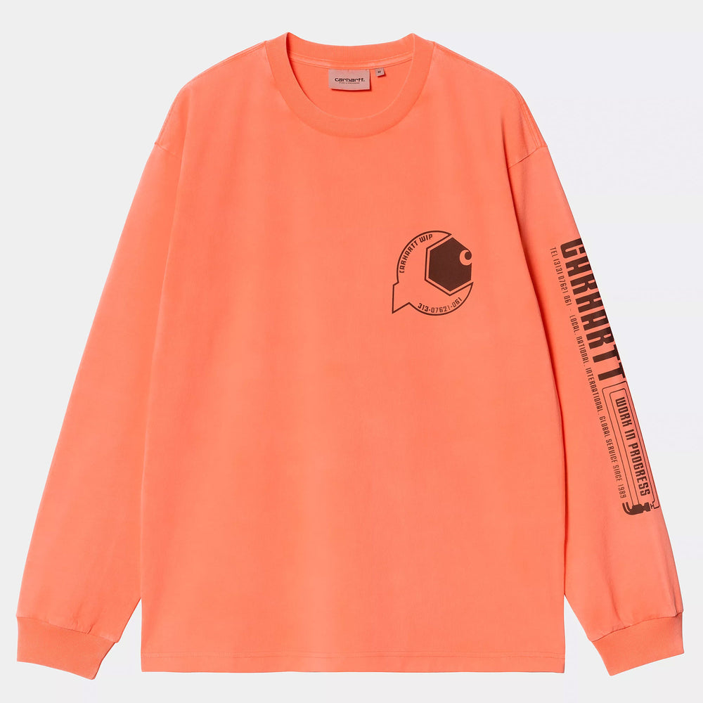 Pukas-Surf-Shop-Sweater-Man-Carhartt-WIP-Industry-Orange