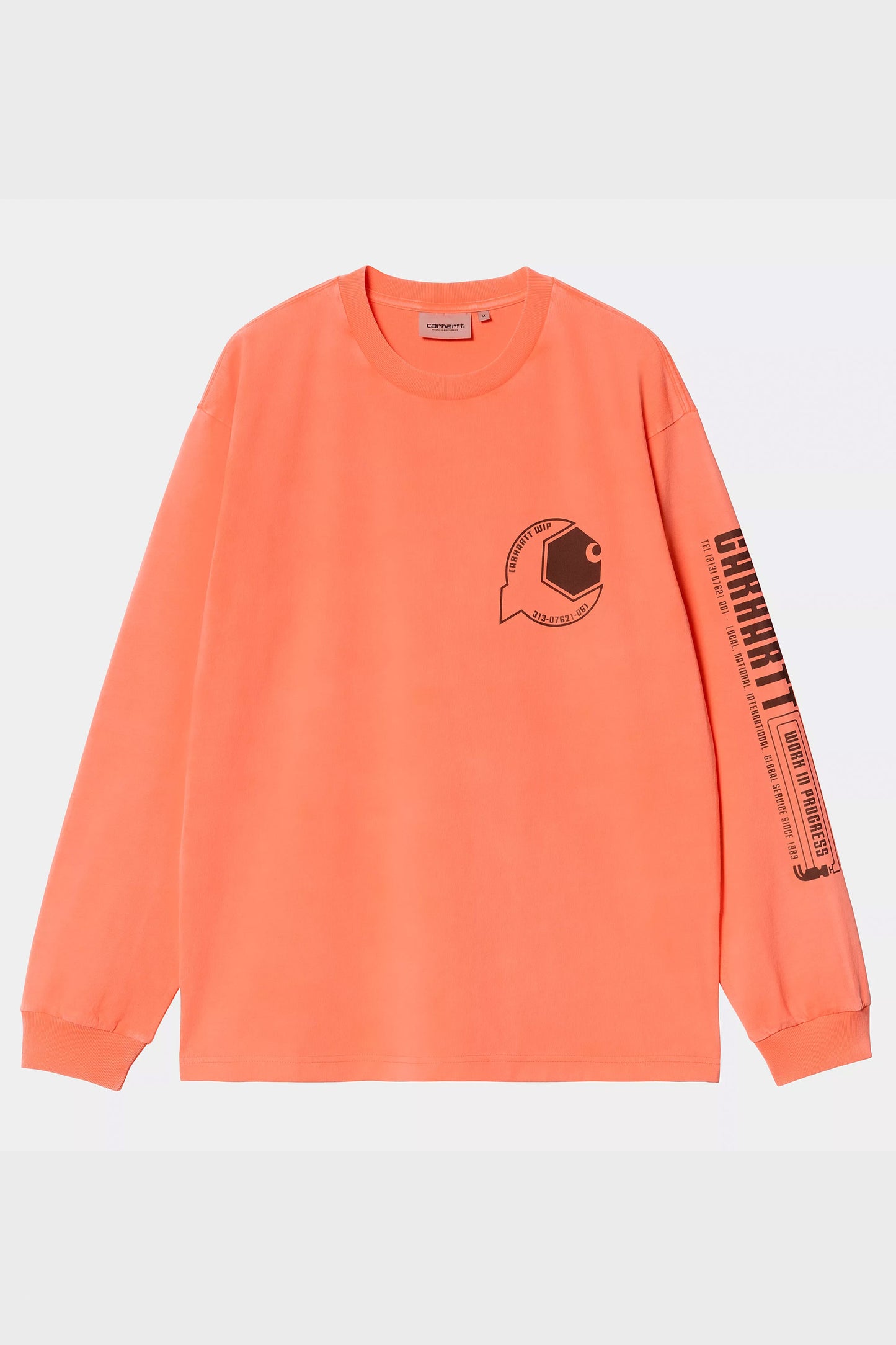 Pukas-Surf-Shop-Sweater-Man-Carhartt-WIP-Industry-Orange