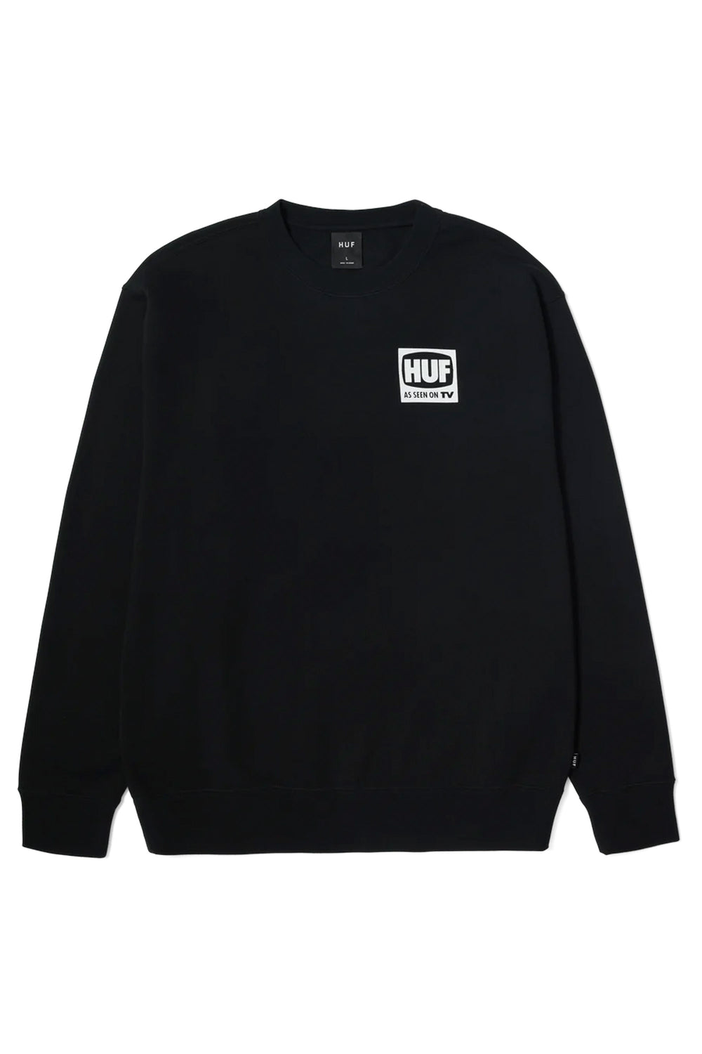 Pukas-Surf-Shop-Sweater-Man-HUF-As-Seen-On-Tv-Black