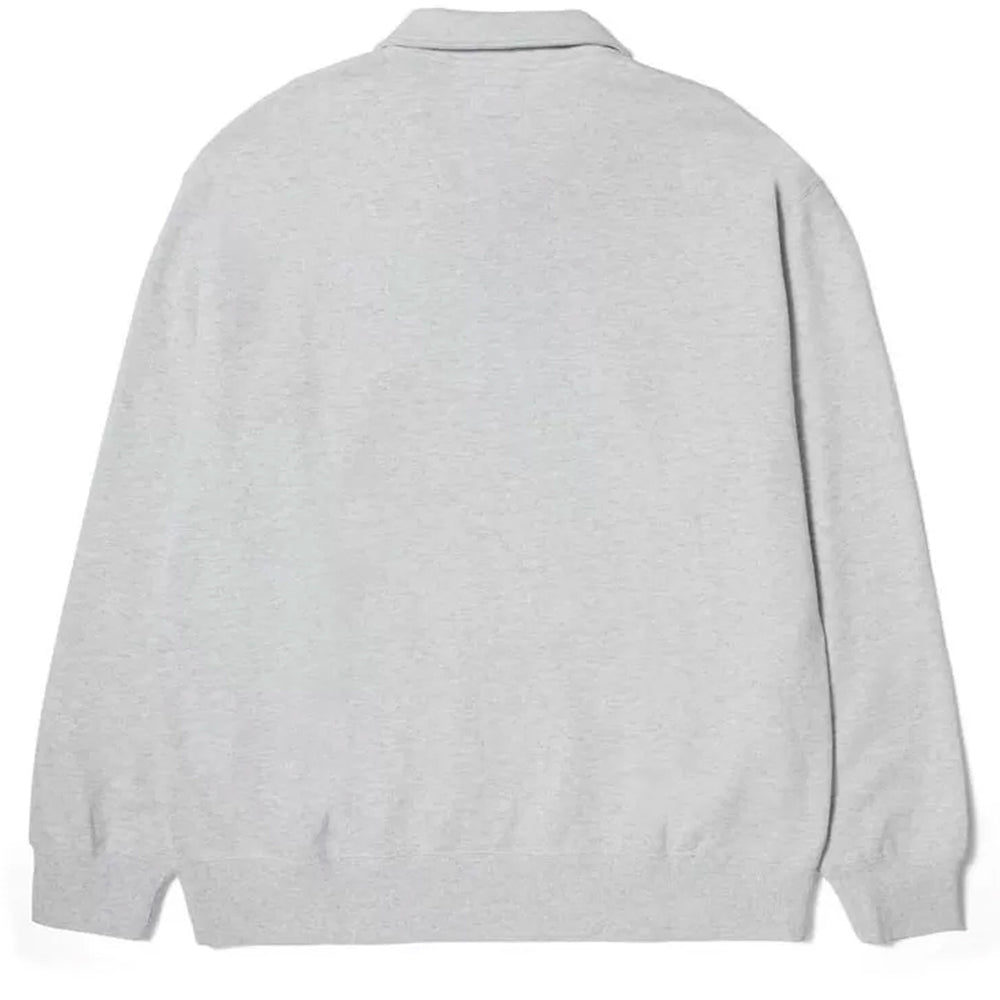 Pukas-Surf-Shop-Sweater-Man-Huf-Slate-Quarter-ZIp-Fleece-Header-Gray