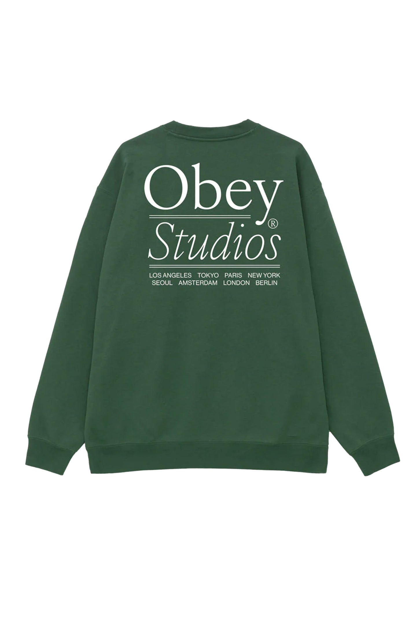 Pukas-Surf-Shop-Sweater-OBEY-Studios-Forest-Green