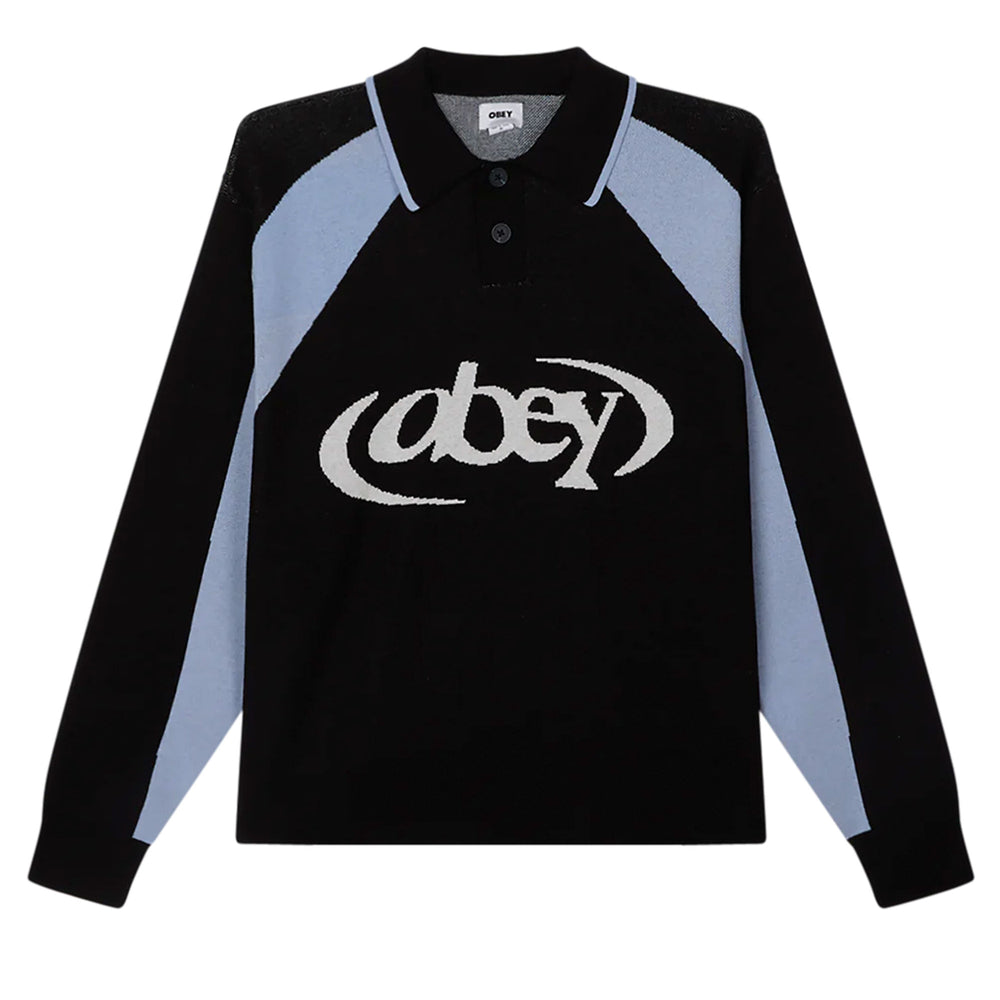 Pukas-Surf-Shop-Sweater-Obey-Soccer-Sweater-Faded-Black