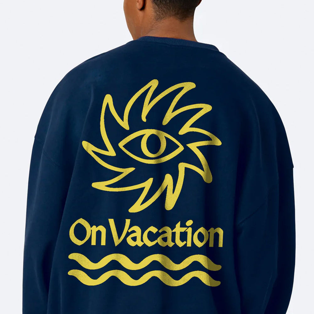 Pukas-Surf-Shop-Sweater-On-Vacation-Cruise-Blue