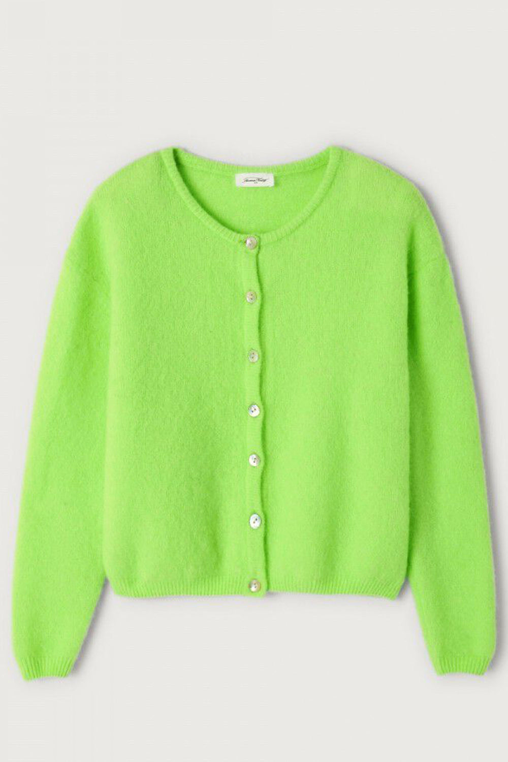 Pukas-Surf-Shop-Sweater-Woman-American-Vintage-Vitow-Green-Fluo