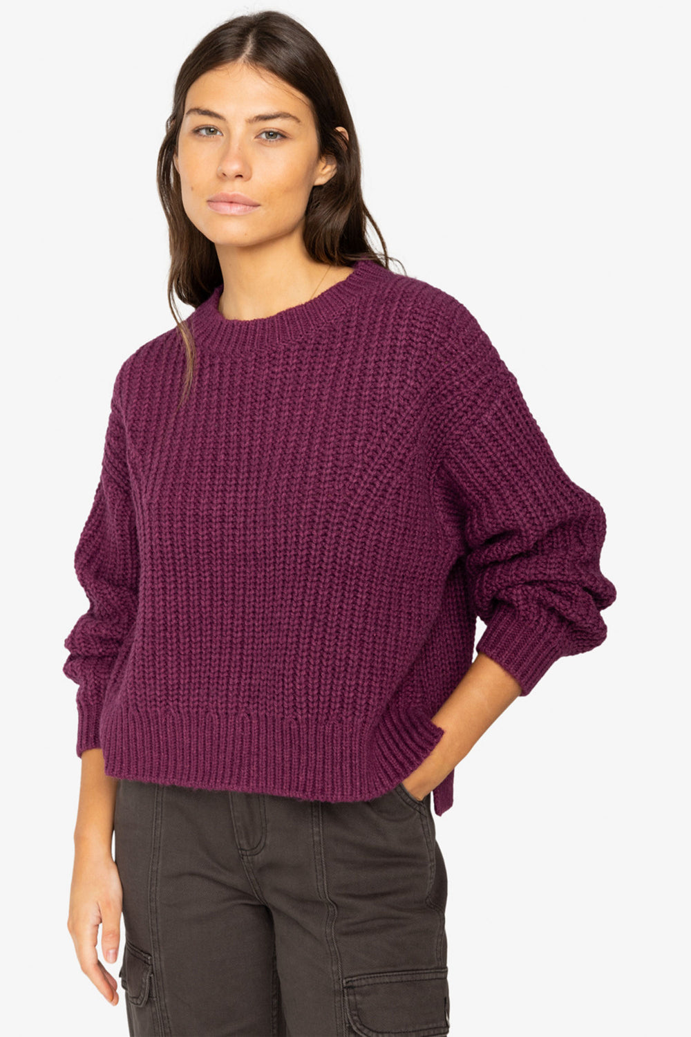 Pukas-Surf-Shop-Sweater-Woman-Billabong-Good-Fortune-Purple