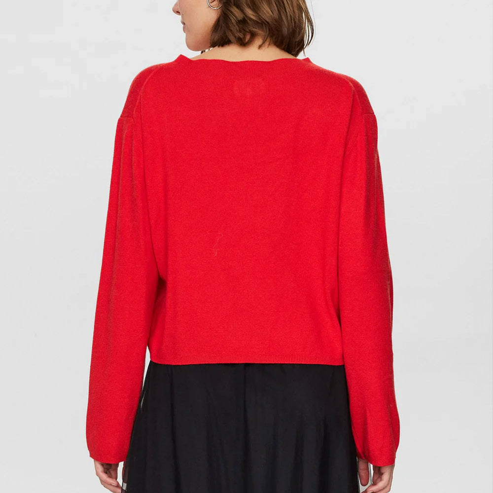 Pukas-Surf-Shop-Sweater-Woman-Numph-Nucarma-High-Risk-Red