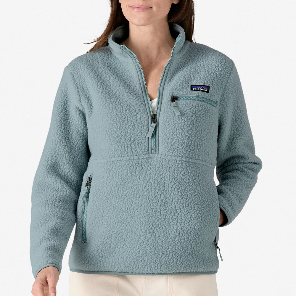 Pukas-Surf-Shop-Sweater-Woman-Patagonia-Retro-Pile-al-Blue