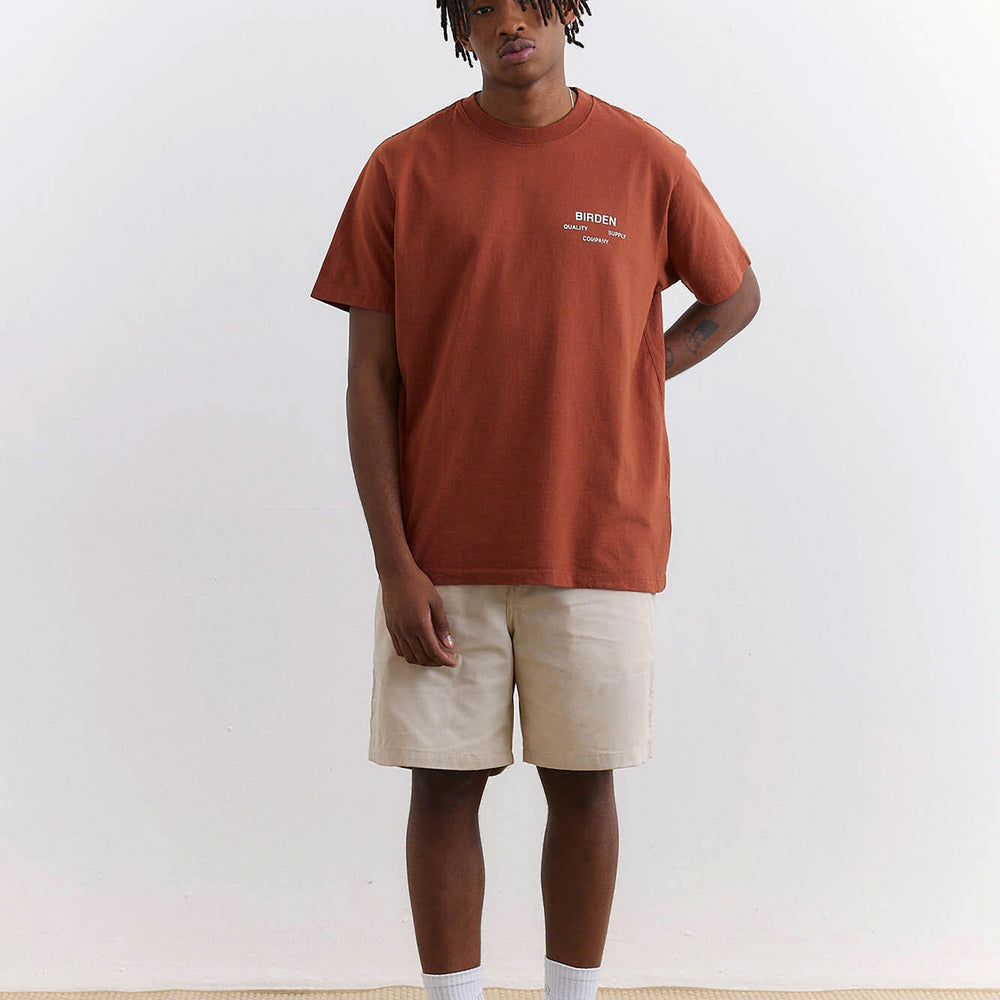 Pukas-Surf-Shop-Tee-Man-Birden-Bouclier-Terre-Brown