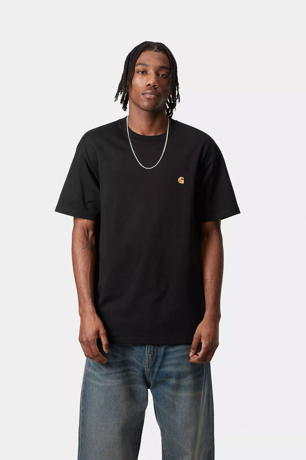 Pukas-Surf-Shop-Tee-Man-Carhartt-WIP-Chase-Black