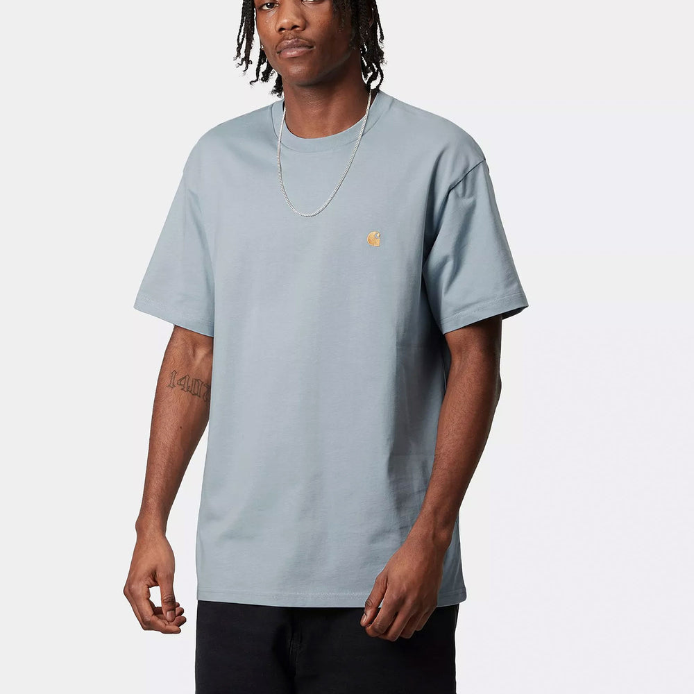 Pukas-Surf-Shop-Tee-Man-Carhartt-WIP-Chase-Frosted-Blue