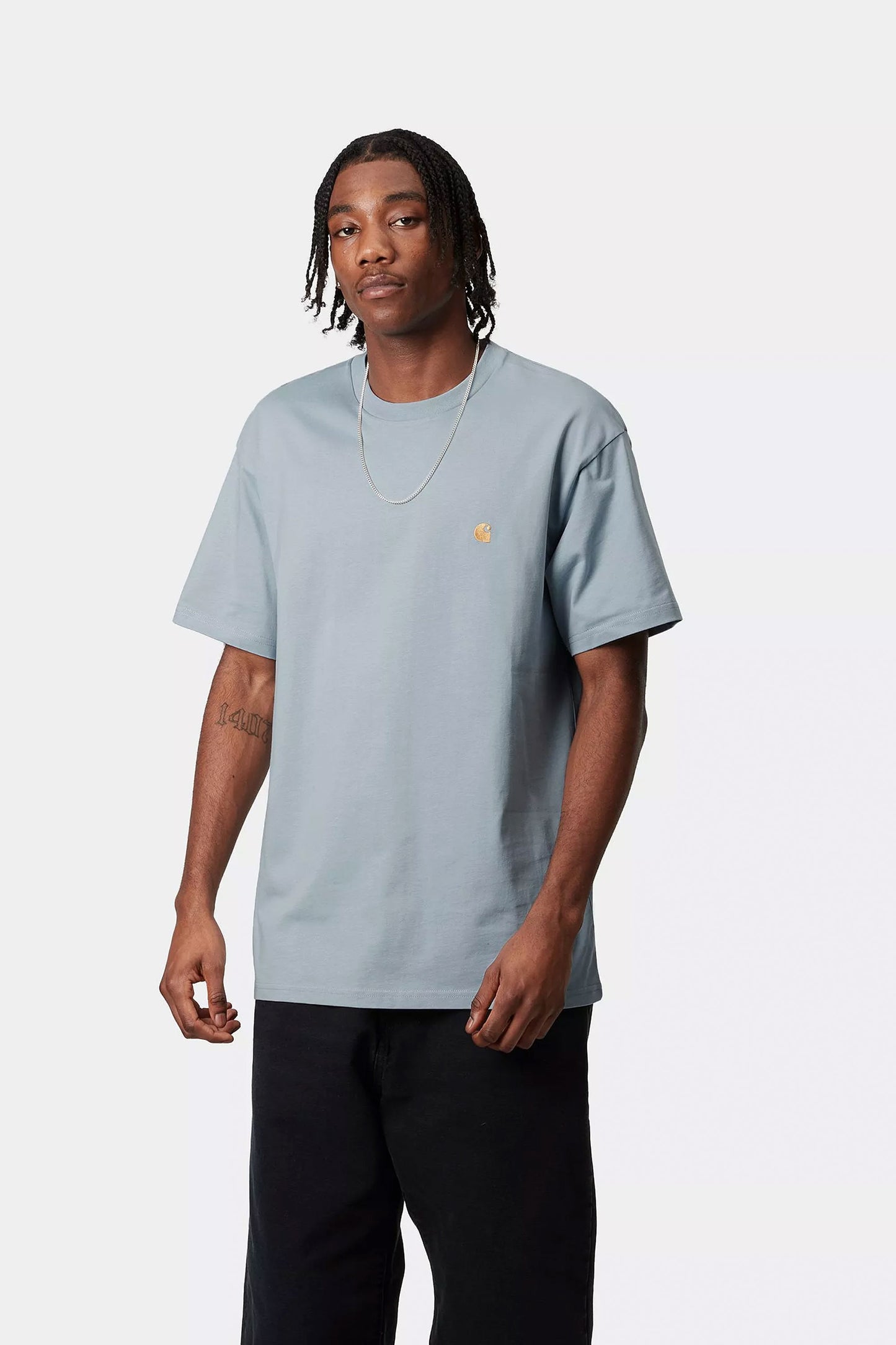 Pukas-Surf-Shop-Tee-Man-Carhartt-WIP-Chase-Frosted-Blue