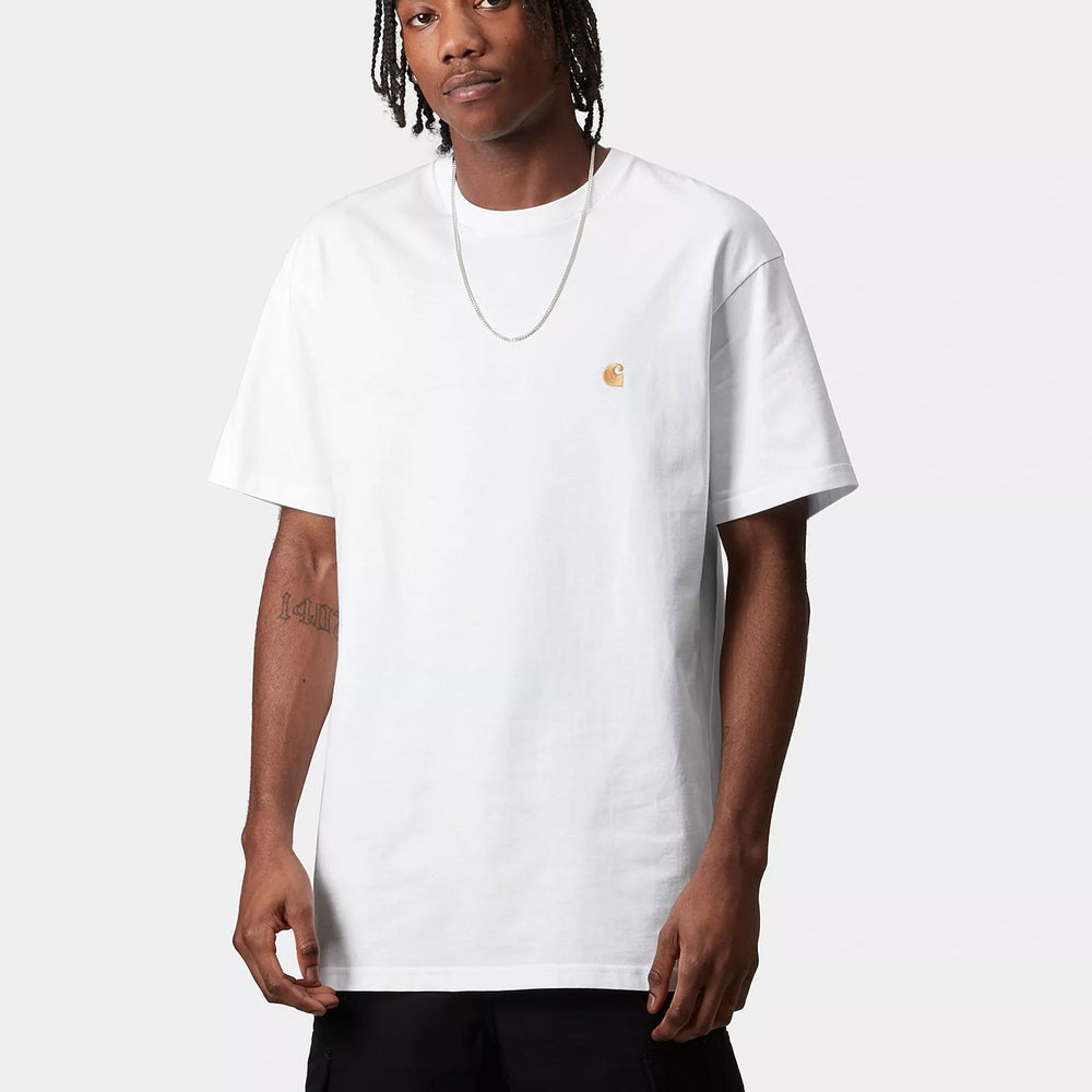 Pukas-Surf-Shop-Tee-Man-Carhartt-WIP-Chase-white