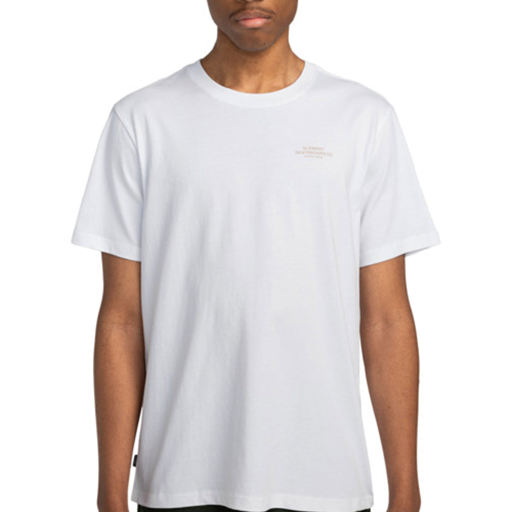 Pukas-Surf-Shop-Tee-Man-Element-Skateboard-Co-Optic-white