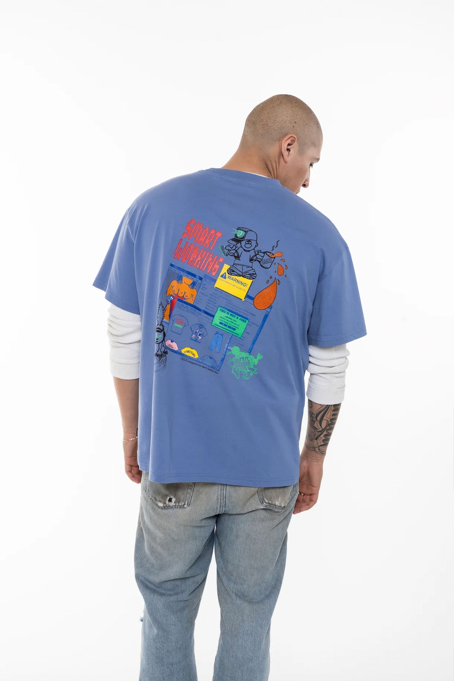 Pukas-Surf-Shop-Tee-Man-Pasdemer-Smart-Working-Blue