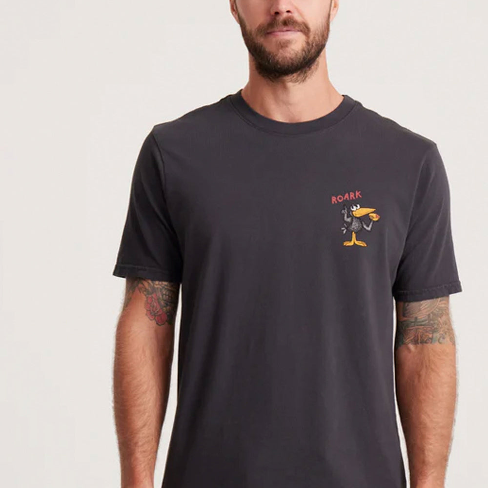 Pukas-Surf-Shop-Tee-Man-Roark-Swoopy-Boys-Black