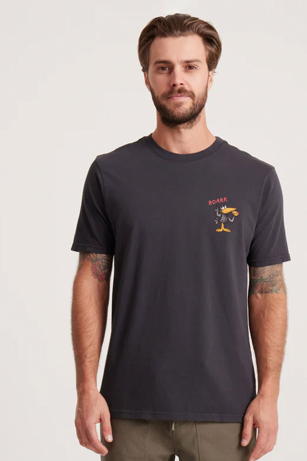 Pukas-Surf-Shop-Tee-Man-Roark-Swoopy-Boys-Black