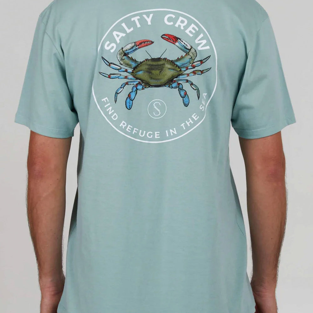 Pukas-Surf-Shop-Tee-Man-Salty-Crew-Blue-Crabber-Premium-Mackerel