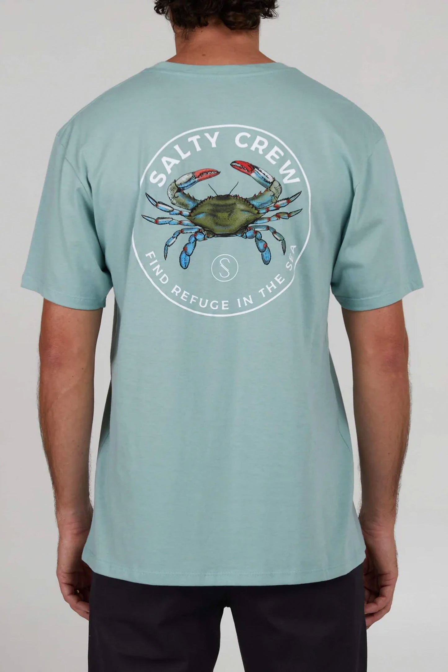 Pukas-Surf-Shop-Tee-Man-Salty-Crew-Blue-Crabber-Premium-Mackerel