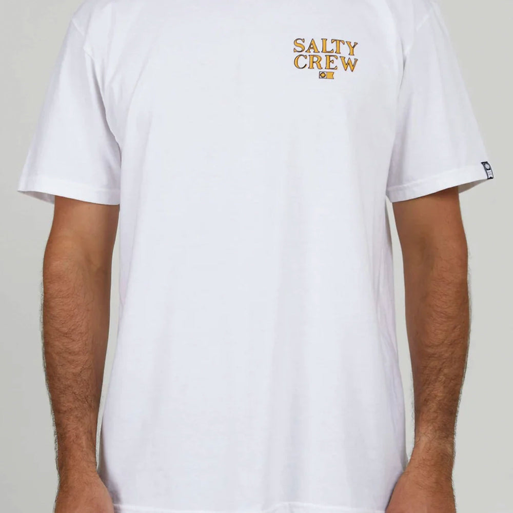 Pukas-Surf-Shop-Tee-Man-Salty-Crew-Fish-On-Classic-White