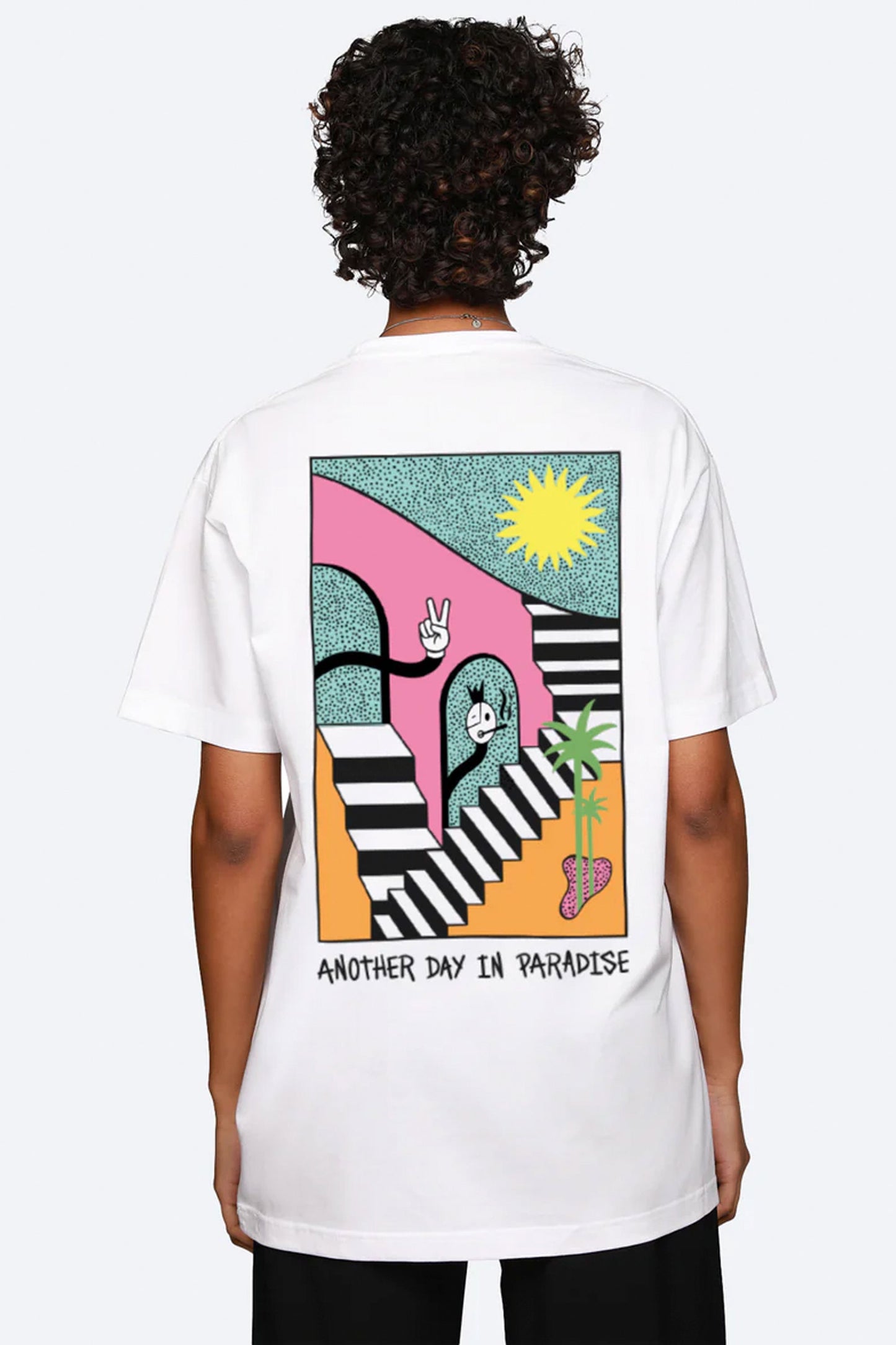 ON VACATION - ANOTHER DAY IN PARADISE T-SHIRT