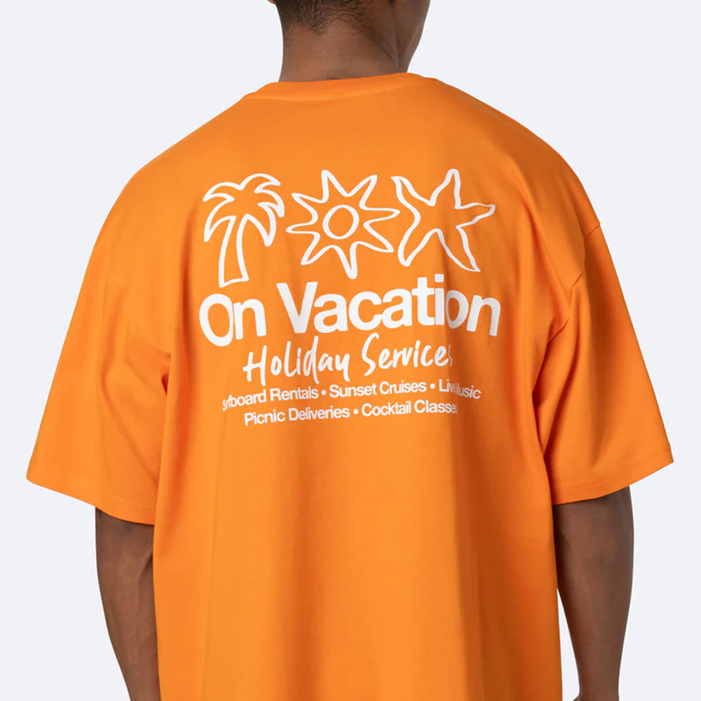 Pukas-Surf-Shop-Tee-On-Vacation-Holiday-Service-Orange