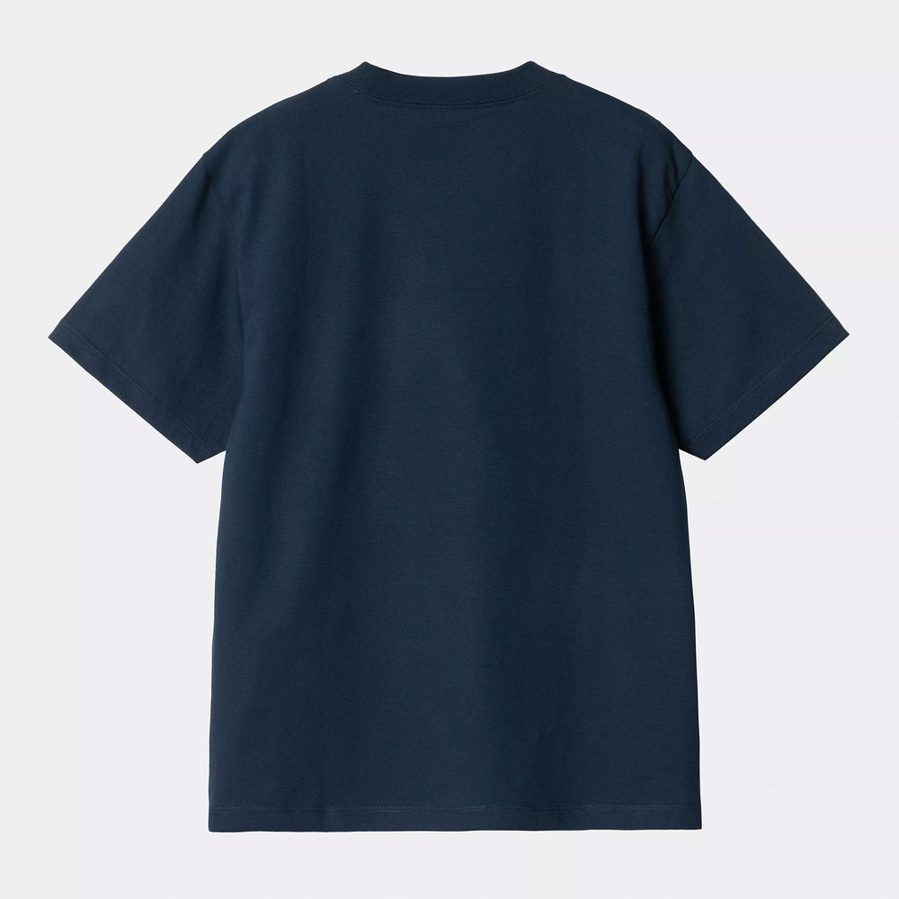 Pukas-Surf-Shop-Tee-Woman-Carhartt-WIP-Pocket-Heart-Blue