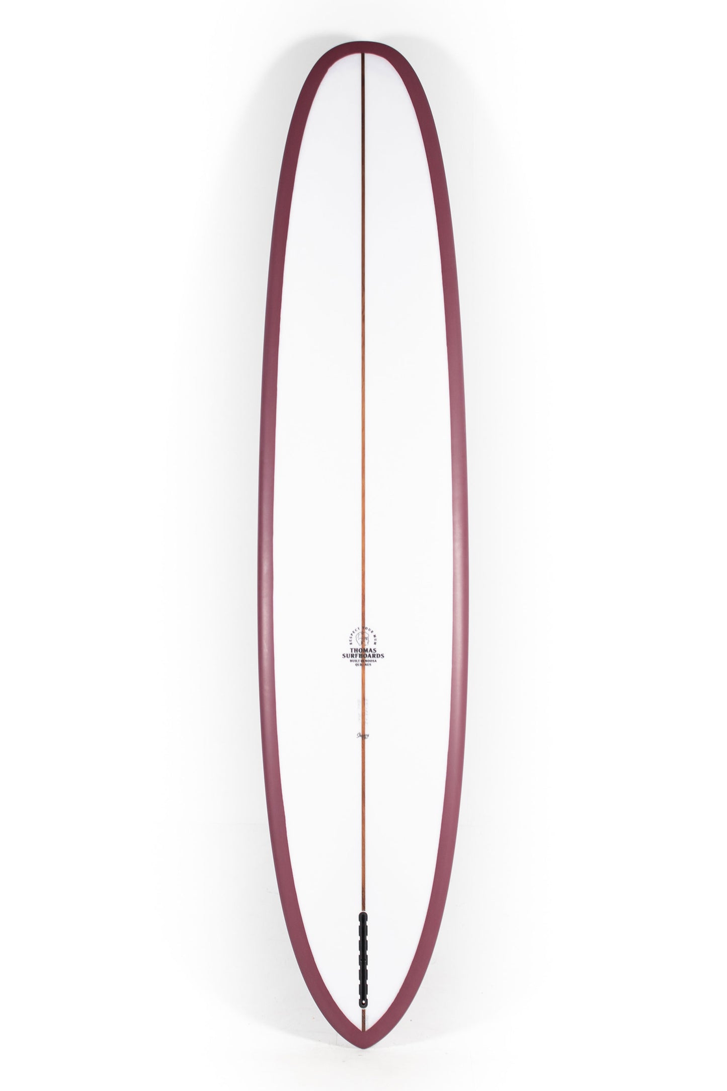 Maroon Thomas Longboard Bill Pin size 9'6" at Pukas Surf Shop - 2
