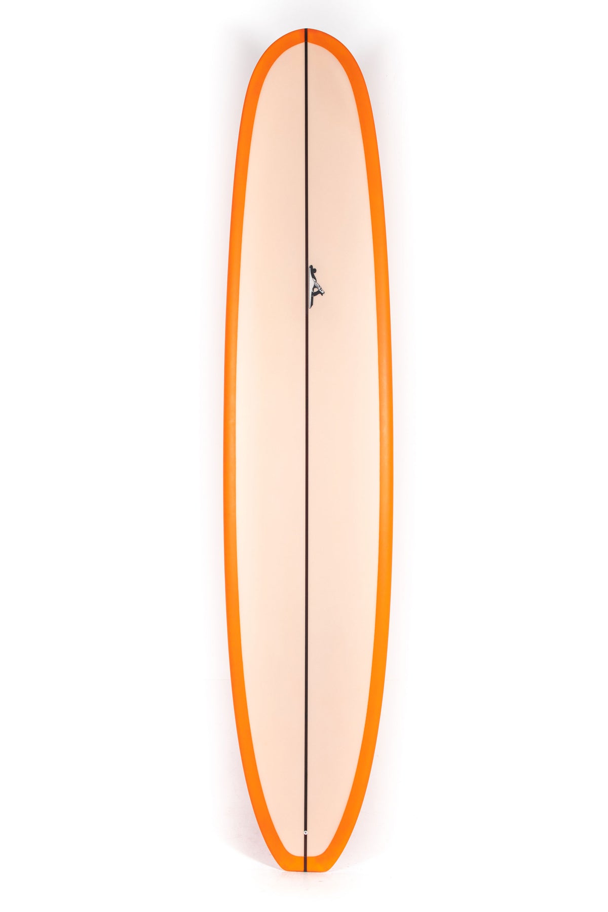 Orange Thomas Surfboard Malibu size 9'6" on a white background by Pukas Surf Shop