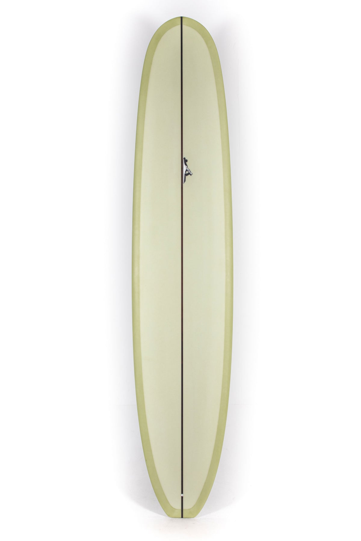 Green Thomas Surfboard Malibu size 9'6" on a white background by Pukas surf shop
