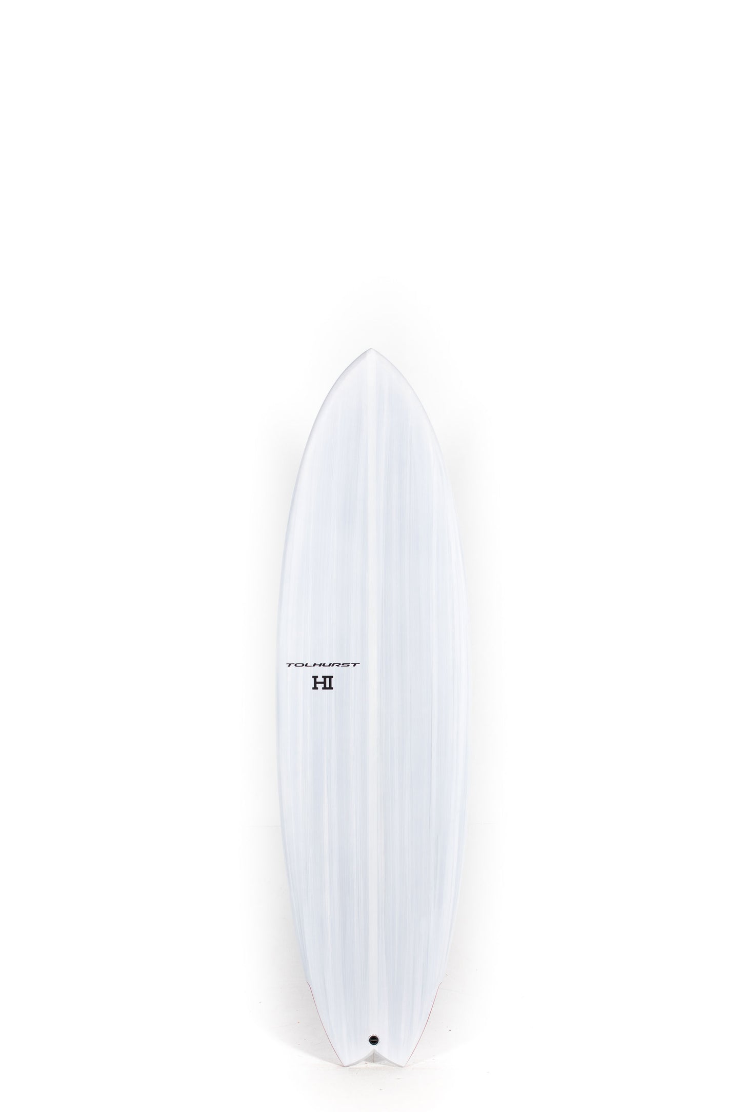 Grey Thunderbolt Hibt 3+3 Surfboard size 6'2" on a white background at Pukas Surf Shop
