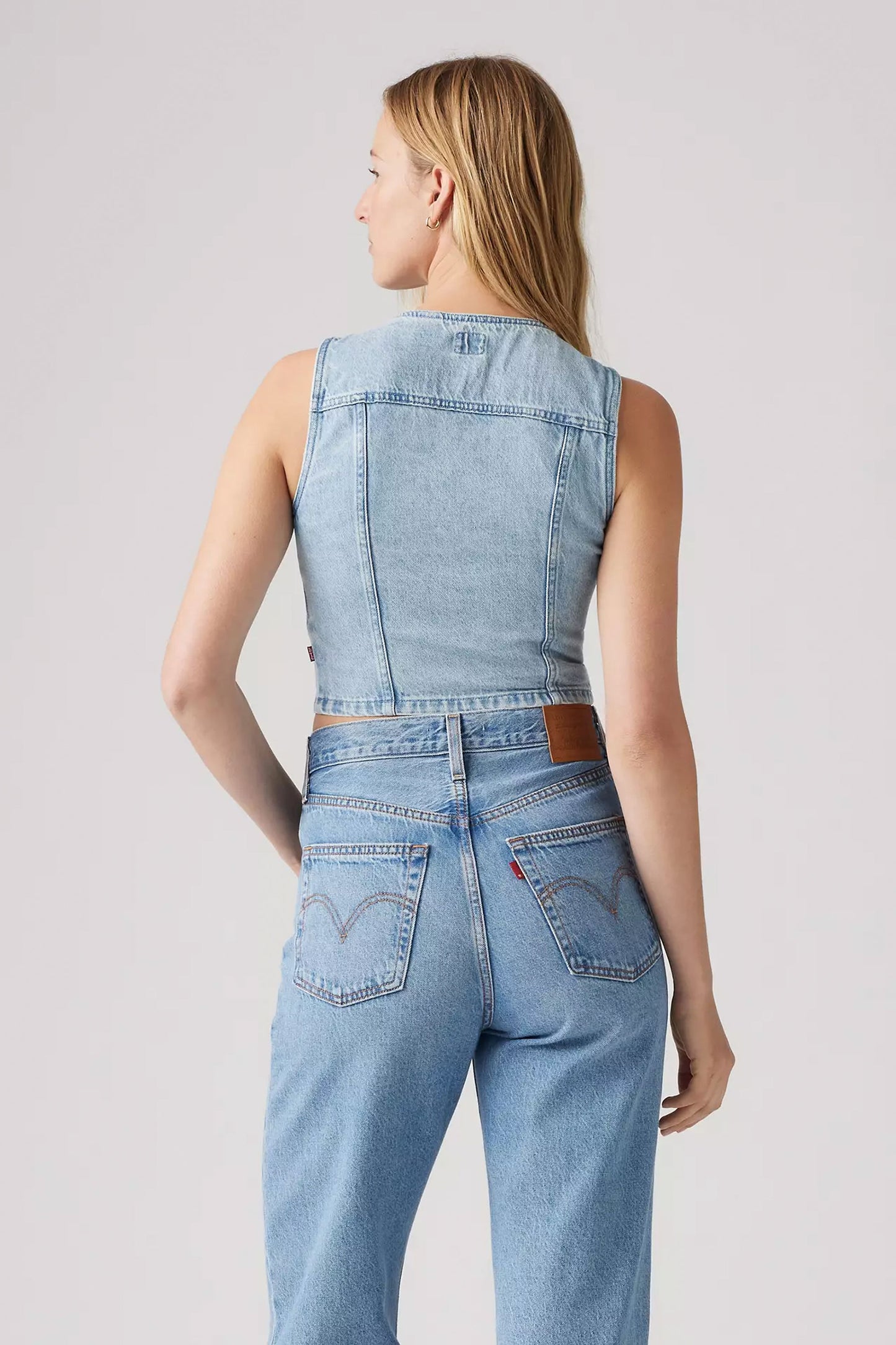 Pukas-Surf-Shop-Top-Woman-Levis-Bella-Denim-Corset-I-Will