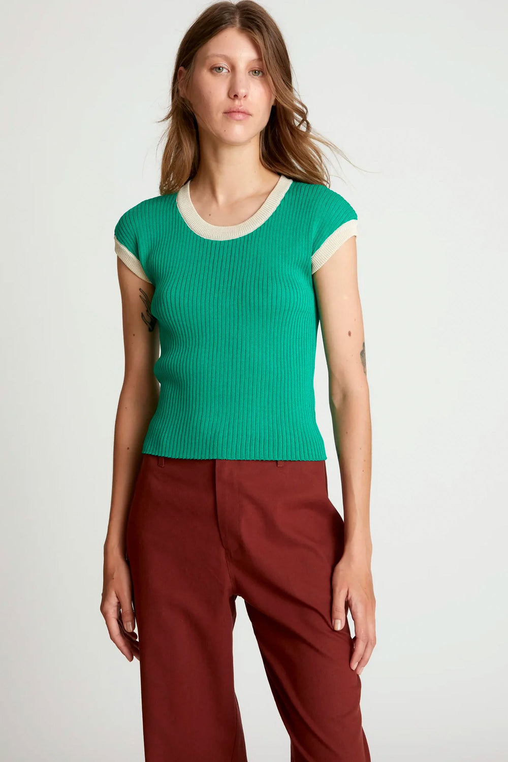 Pukas-Surf-Shop-Top-Woman-Wild-Pony-Two-Tone-Green