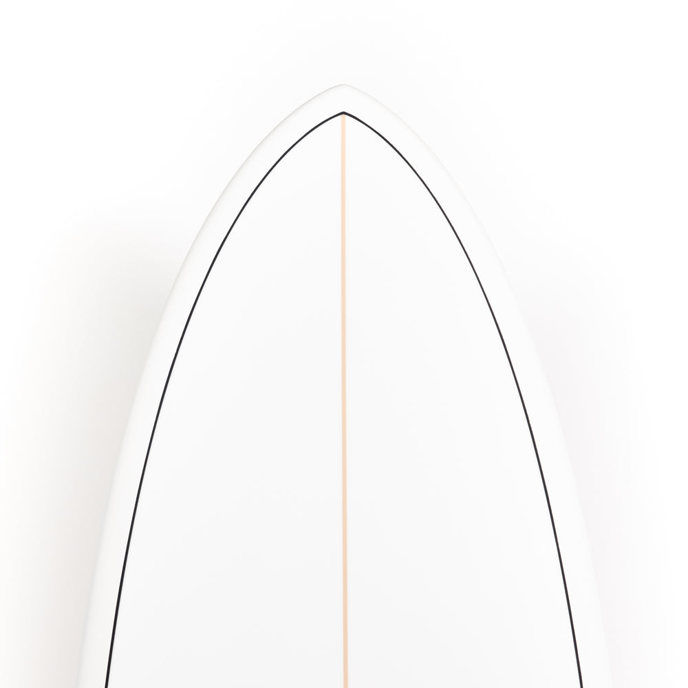 
                      
                        Torq Surfboards - MODFISH - White Pinline - 6'3" x 20 1/2 x 2 1/2 - 36L
                      
                    