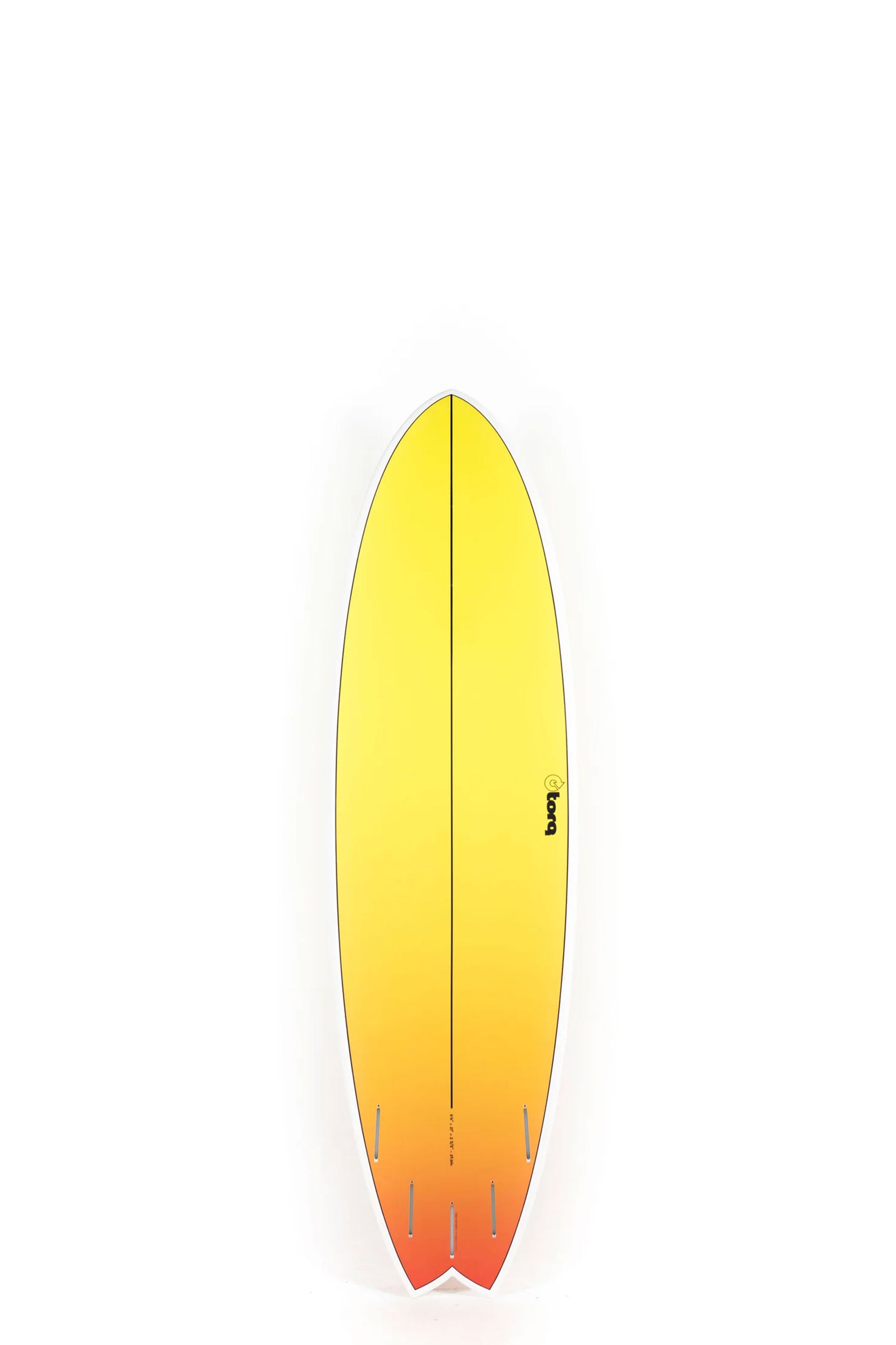 torq ボード 6'3\"x 20 1/2” x 2 1/2” 36L手渡し限定 Torq Surfboards - MODFISH - White Pinline - 6'3