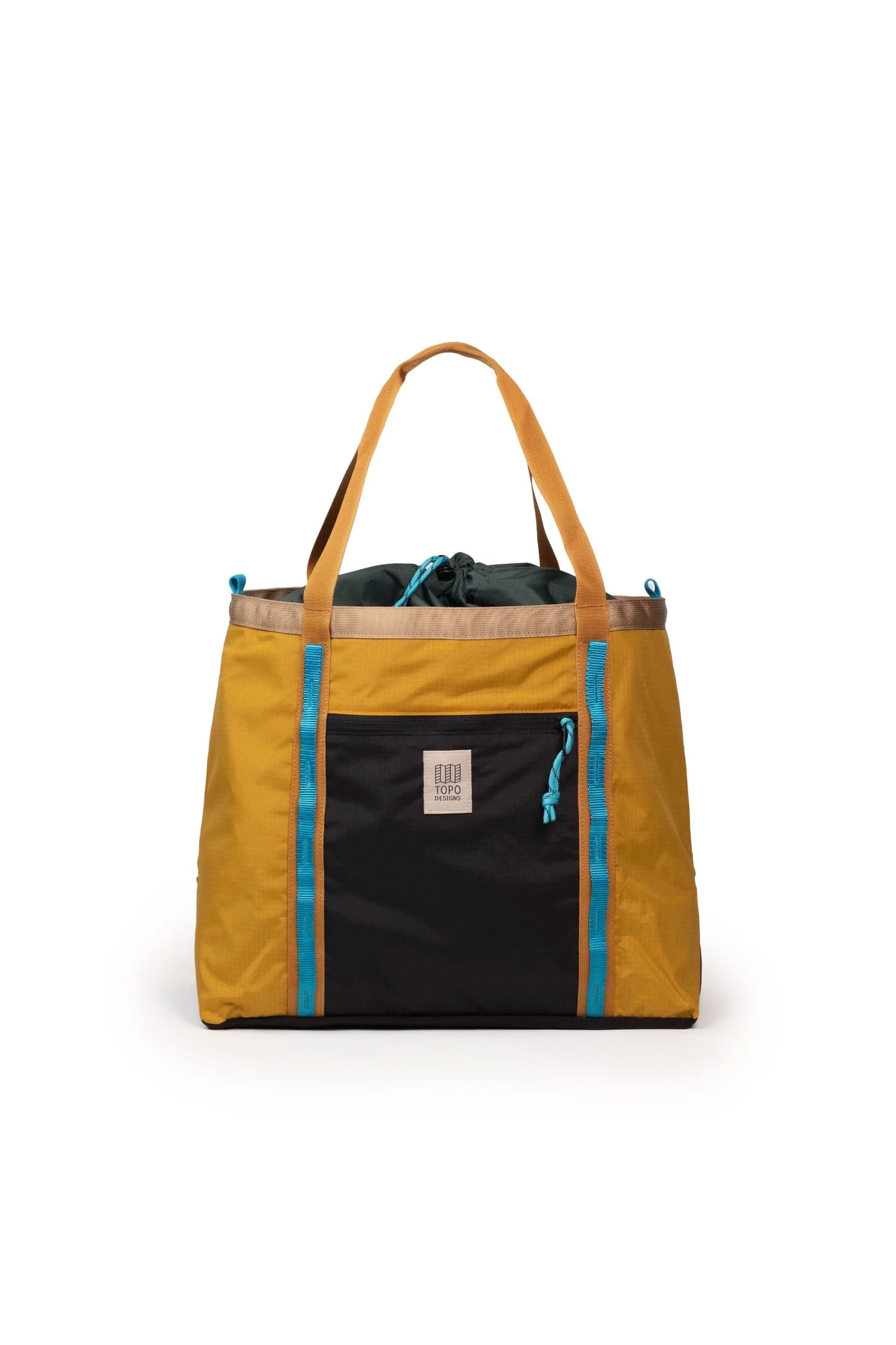 Pukas Surf Shop Topo Designs utility tote in Mustard Forest